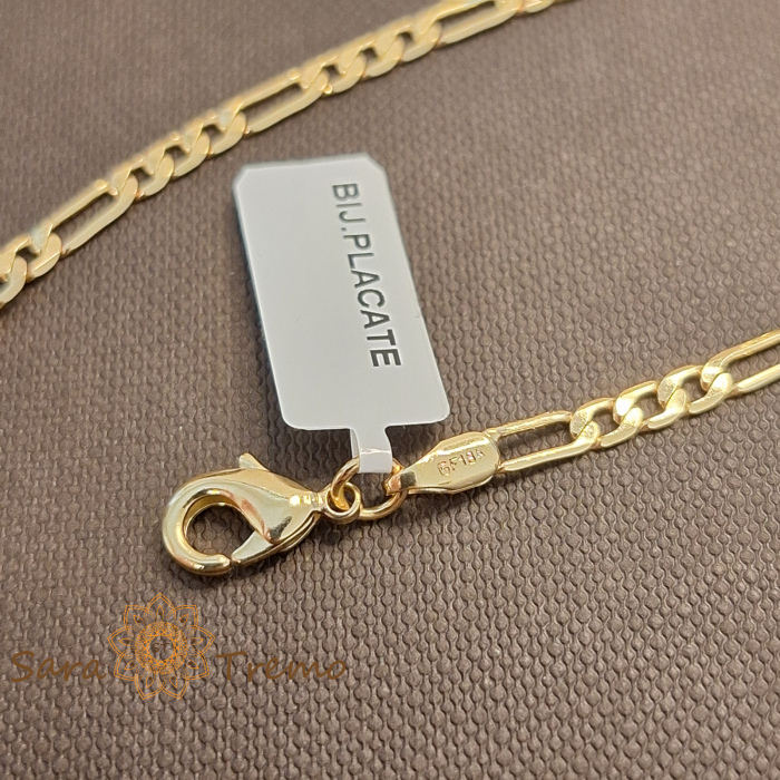 Bratara model Figaro – placata aur 18K, 20 cm [3]
