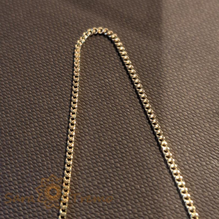 Brățară subțire clasică unisex placată cu aur 18K, 18 cm [2]