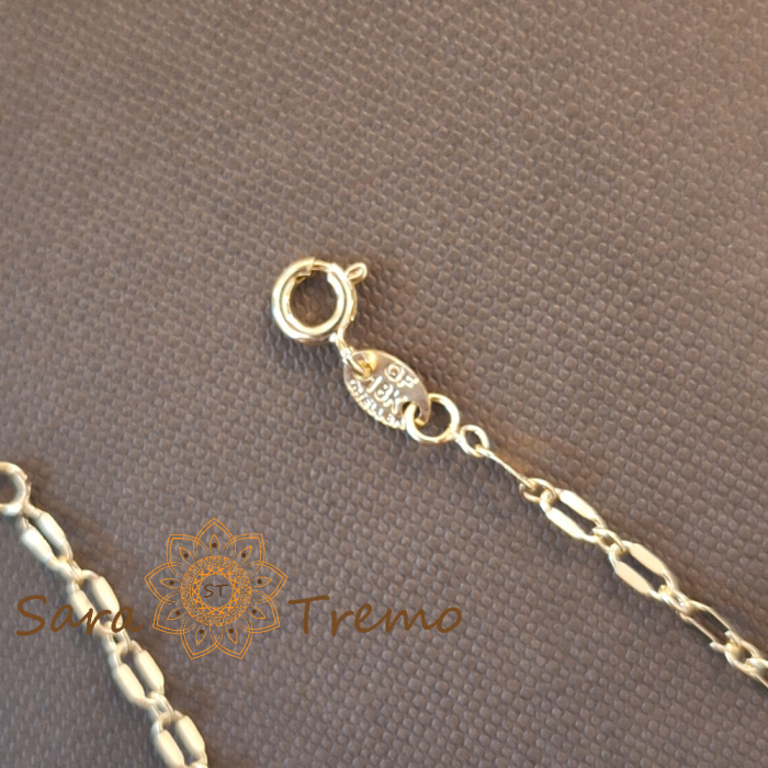 Brățară unisex placată cu aur – model nou, 19 cm [3]