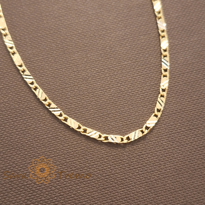 Bratara Atlas – unisex, placata aur 14K, 17–21 cm reglabila [2]