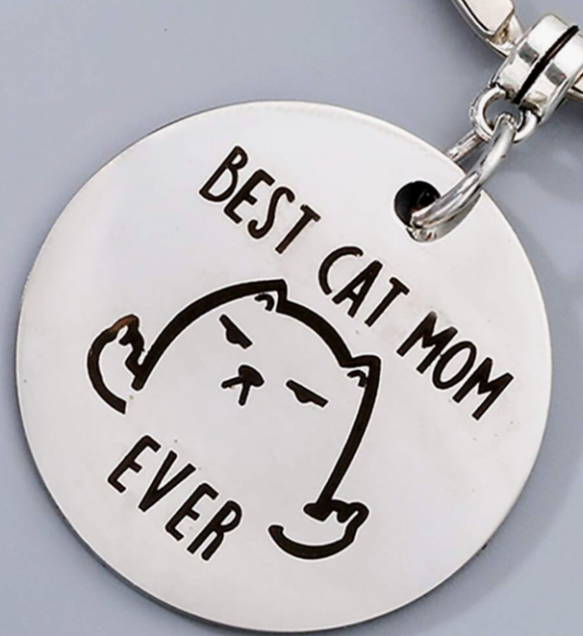 Breloc Best Cat Mom Ever [2]