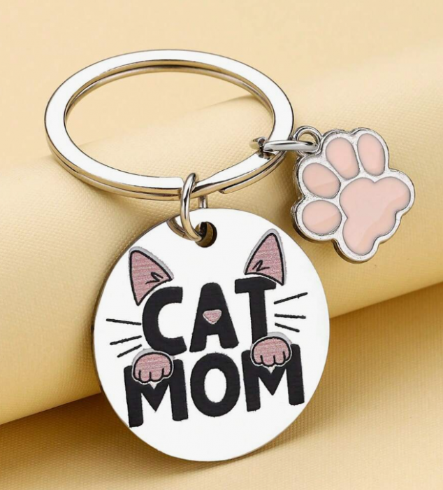 Breloc „Cat Mom” – Perfect pentru iubitoarele de pisici [2]
