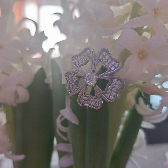 Brosa luxury din argint Pavlova [6]