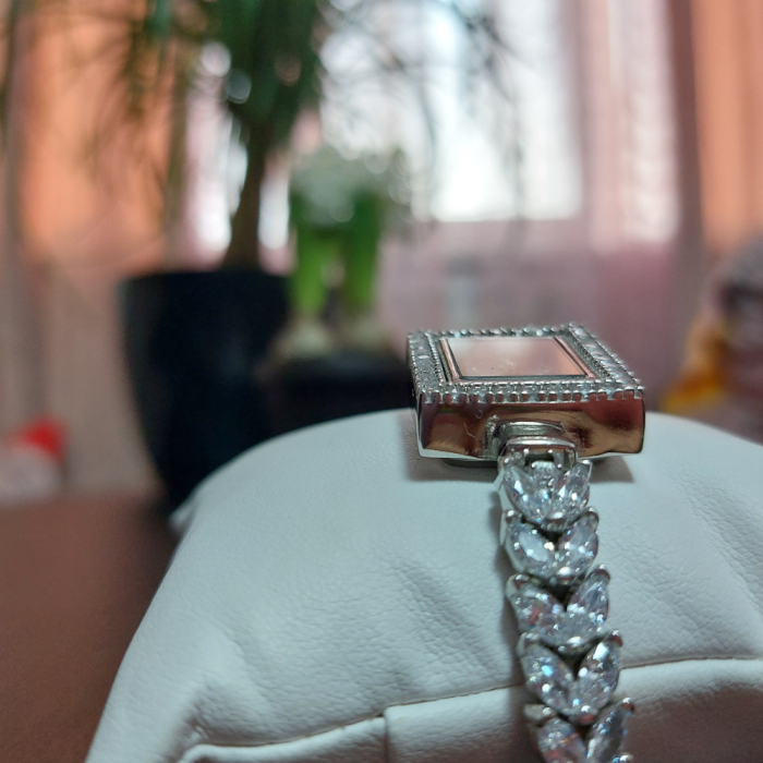 Ceas din argint masiv Heritage, mecanism Quartz, rezistent la apă, cu certificat de calitate și conformitate [3]