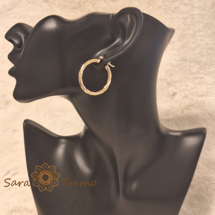 Cercei „Solea” – cercuri de aur cu eleganță braziliană [5]