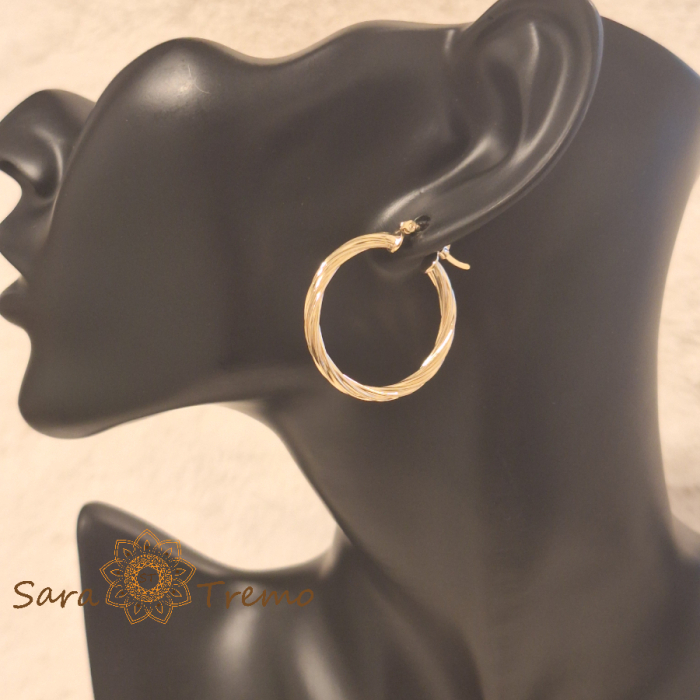 Cercei „Solea” – cercuri de aur cu eleganță braziliană [6]