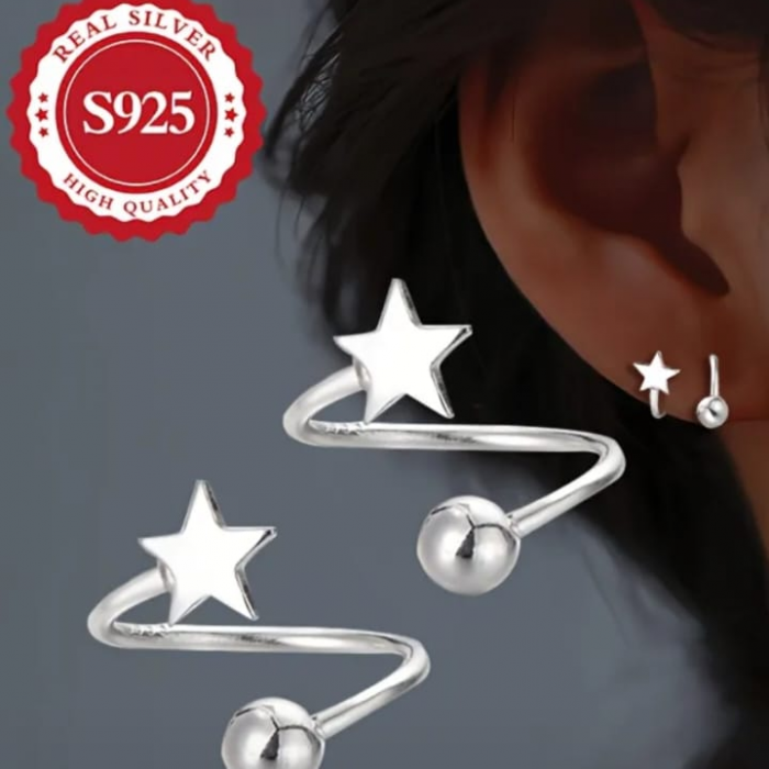 Cercei din argint 925 „Steaua ta” [2]