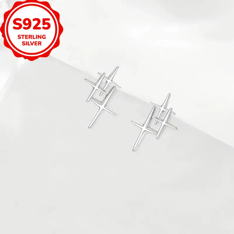 ✨ Cercei din argint 925 „Geometrie Urbană” [4]