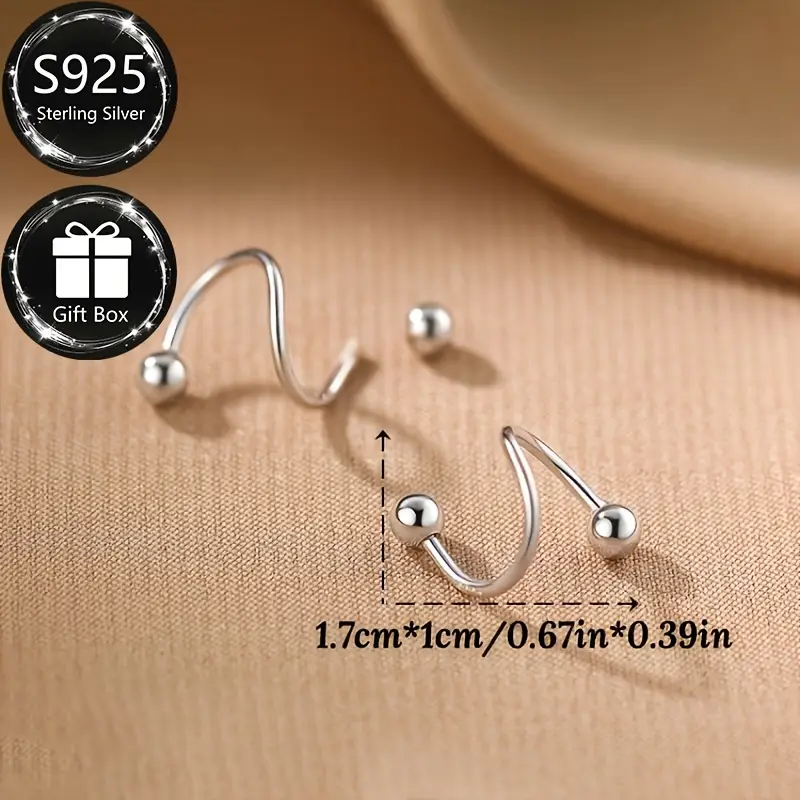 Cercei din argint 925 Orbit [4]