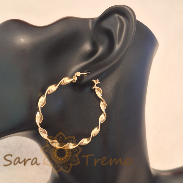 Cercei împletiți, 4.5 cm – Design deosebit cu împletitură sofisticată [8]