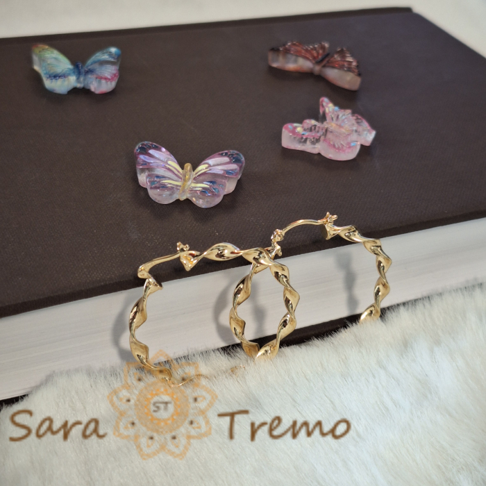 Cercei împletiți, 4.5 cm – Design deosebit cu împletitură sofisticată [5]