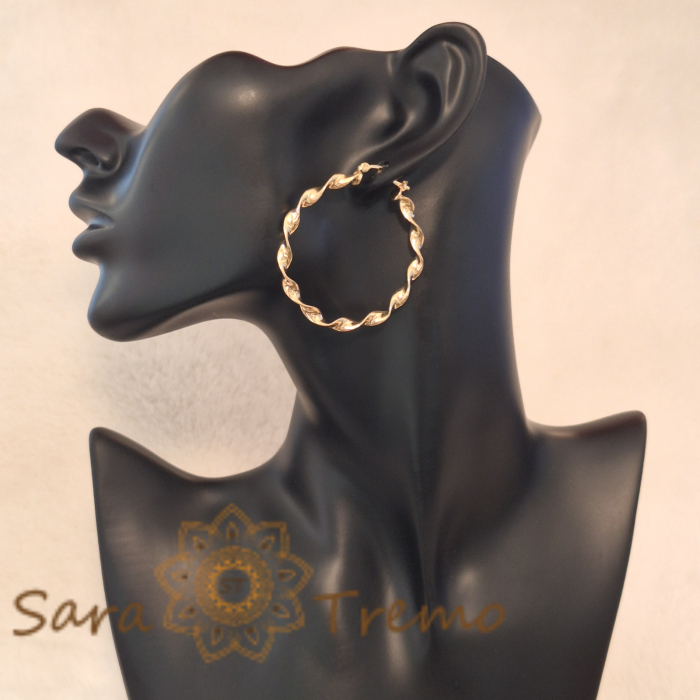 Cercei împletiți, 4.5 cm – Design deosebit cu împletitură sofisticată [6]