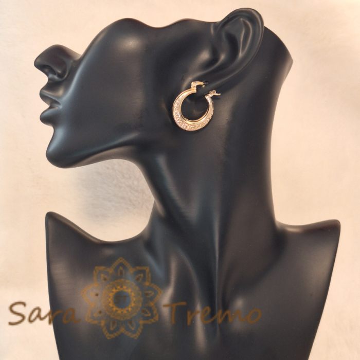 Cercei Nefertiti model nou - 2.3 cm, inspirați de hieroglifele egiptene [7]