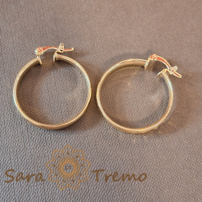 Cercei model nou, gravură fină și ștanță, 2.7 cm – Eleganță subtilă cu finisaje mate și lucioase [5]