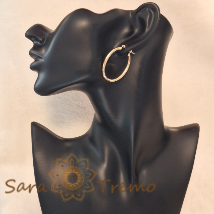 Cercei ovali 3.6 cm – Eleganță clasică și rafinament discret [7]