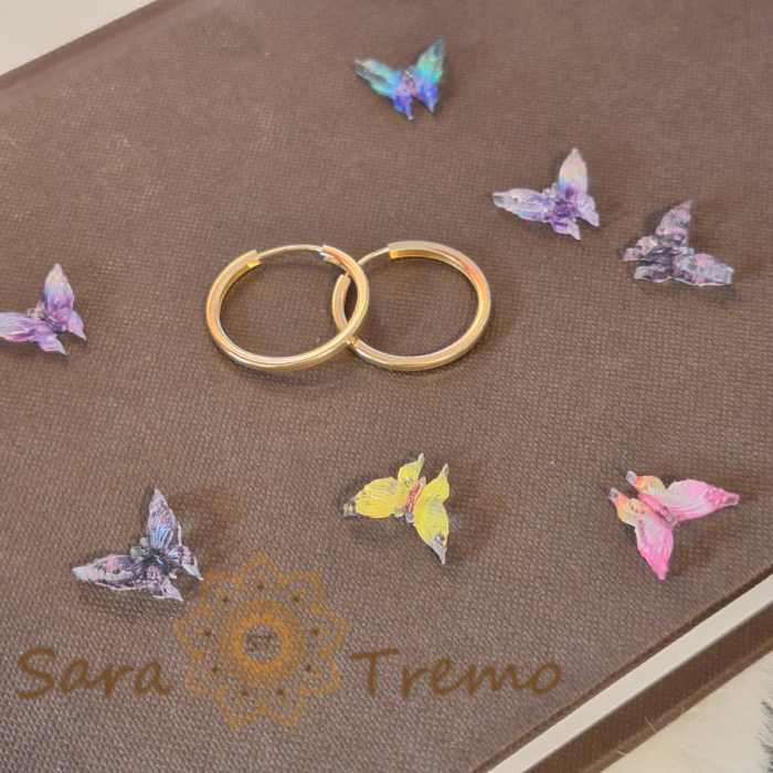 Cercei rotunzi 2.3 cm – Eleganță și calitate superioară [4]
