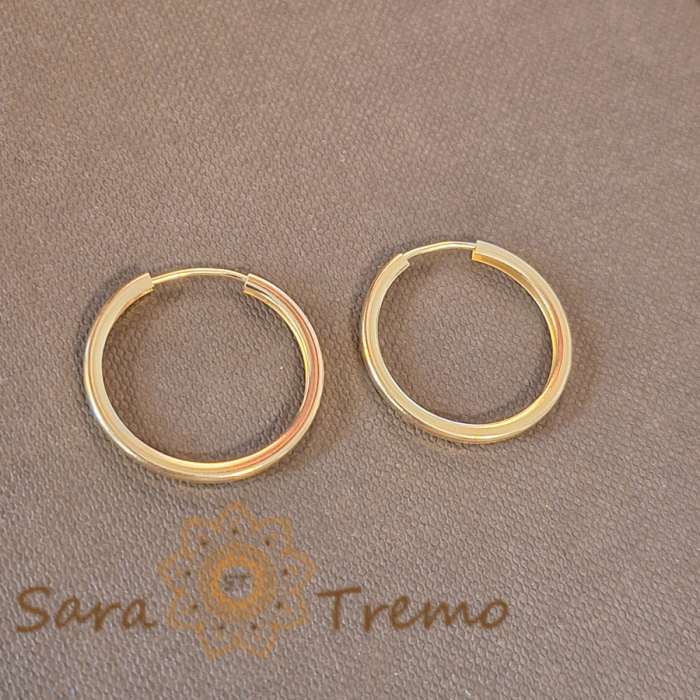 Cercei rotunzi 2.3 cm – Eleganță și calitate superioară [3]