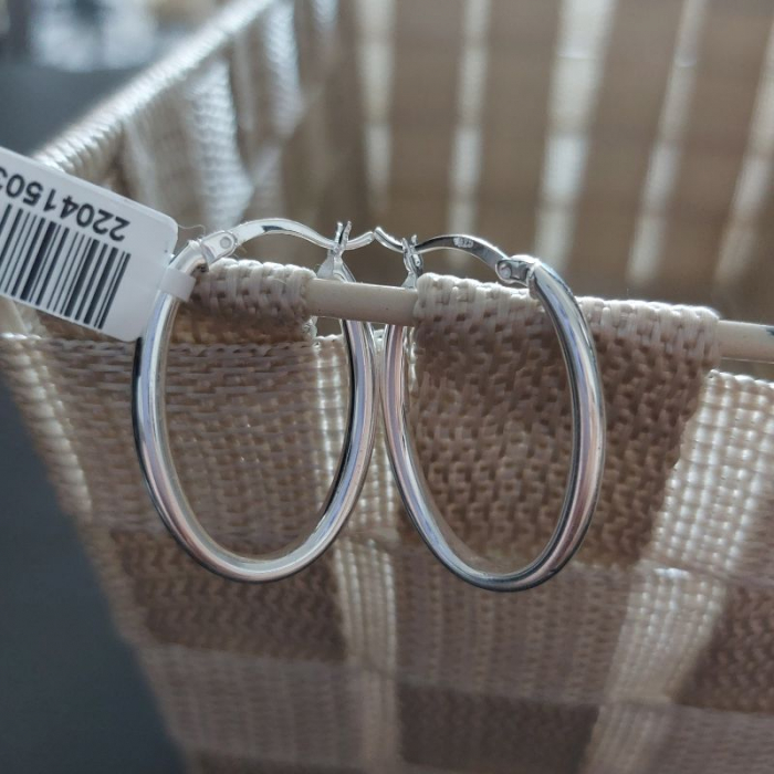 Cercei rotunzidin argint Claire - Bijuterie simplă și elegantă [2]