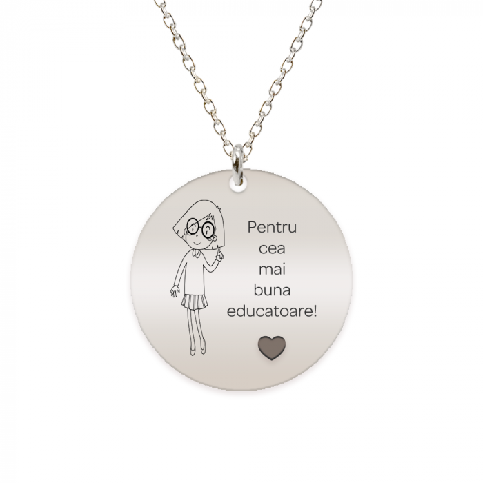 Charlotte - Colier personalizat educatoare din argint 925 [1]