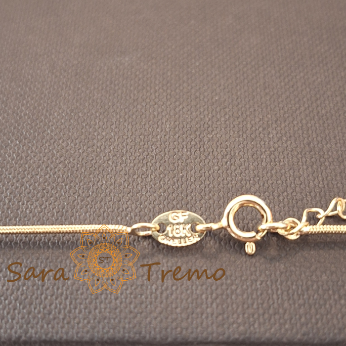 Colier Armonia Serena – placat aur 18K cu zirconia smarald si safir roz, Brazilia, stanta [4]