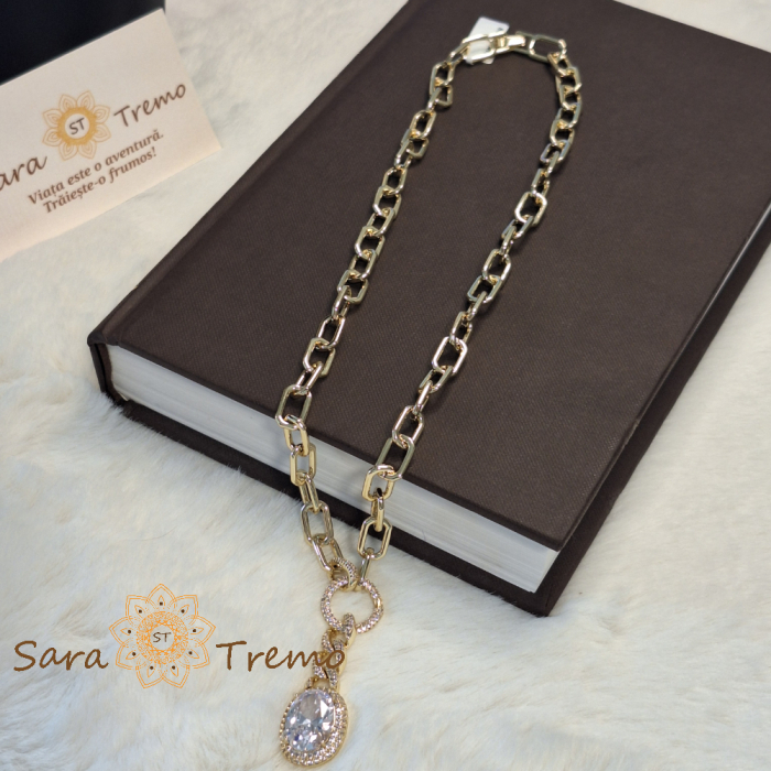 Colier aur 14K placat – Lumina Regala 50 cm [3]