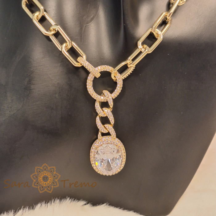 Colier aur 14K placat – Lumina Regala 50 cm [6]