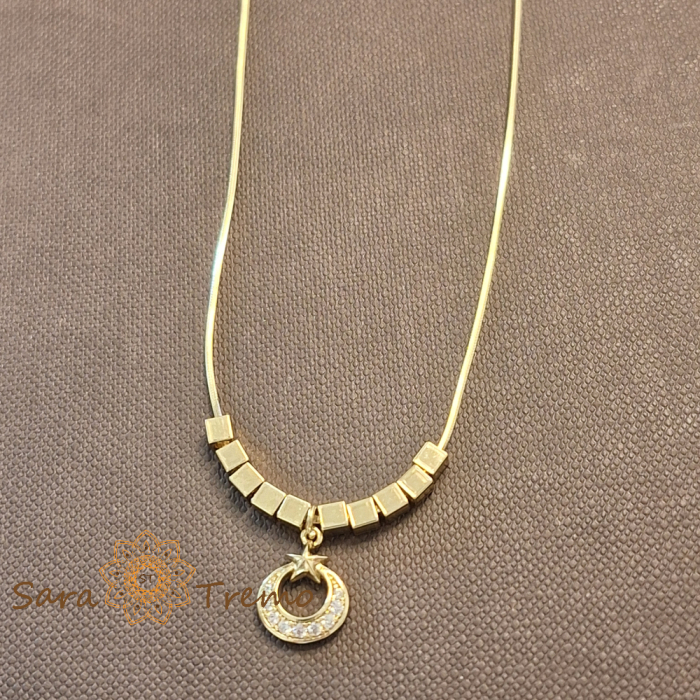 Colier aur 14K placat – Magia Lunii 42+5cm [1]