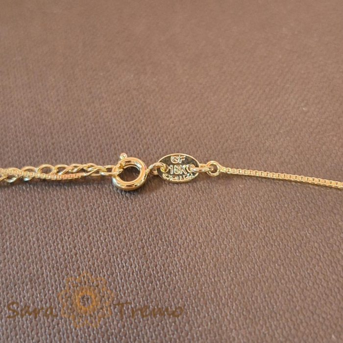 Colier cu 3 cruciulite incluse Sfanta Treime - reglabil 42-48 cm [2]