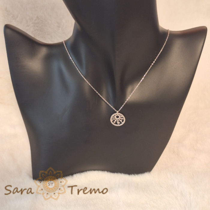 Colier din argint simbol soare și stele SaraTremo [3]