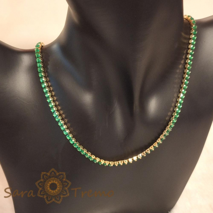 Colier la baza gatului tip choker Greenalia - 40 cm [6]