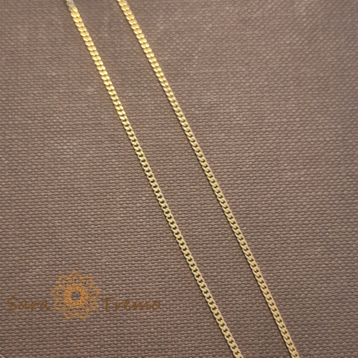 Lanț subțire „Magno” – forță și rafinament în aur 18K [1]