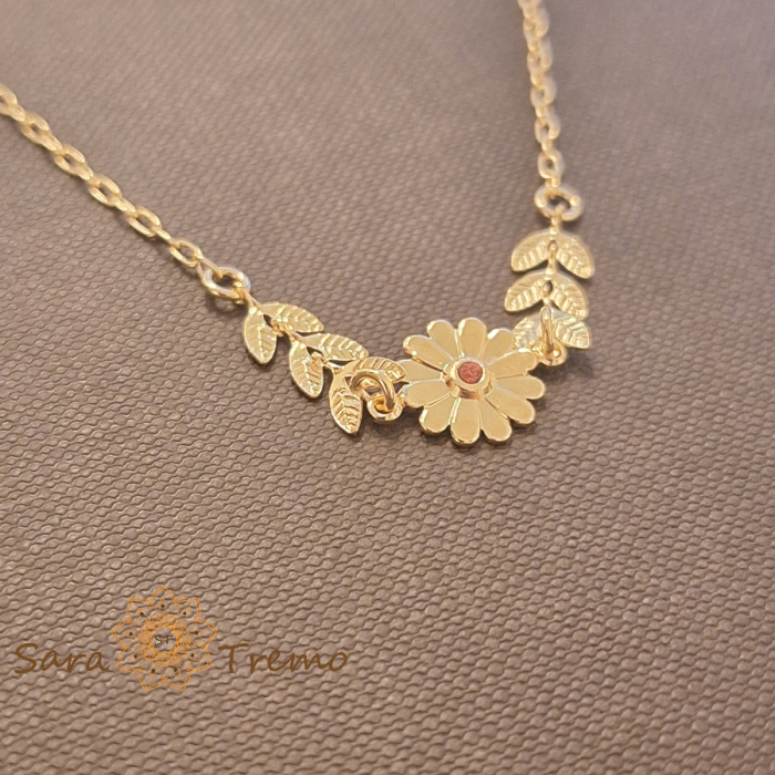 Colier „Flora d’Oro” – grație și lumină în floare de aur [4]