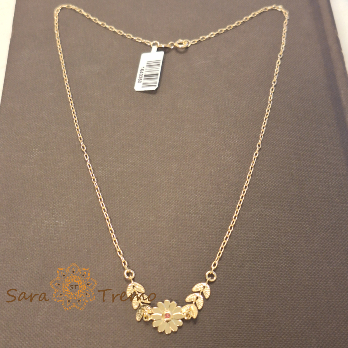 Colier „Flora d’Oro” – grație și lumină în floare de aur [1]