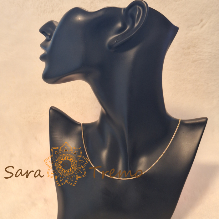 Lantisor unisex Aurelian – placat aur 18K, Brazilia, stanta, 50 cm [8]