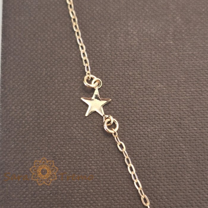 Colier „Stella di Luce” – stele de aur la baza gâtului [4]