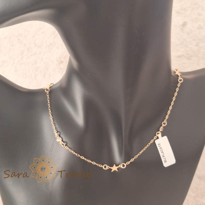 Colier „Stella di Luce” – stele de aur la baza gâtului [8]