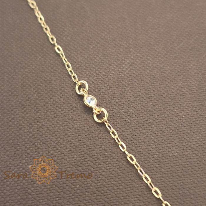 Colier „Stella di Luce” – stele de aur la baza gâtului [5]