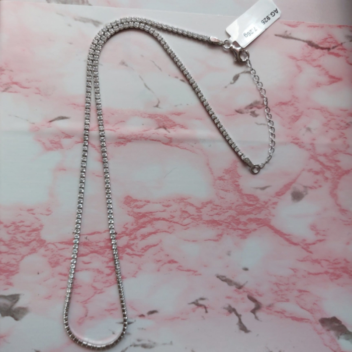 Colier Tennis Argint 925 & Zirconia - Classic Thai [4]