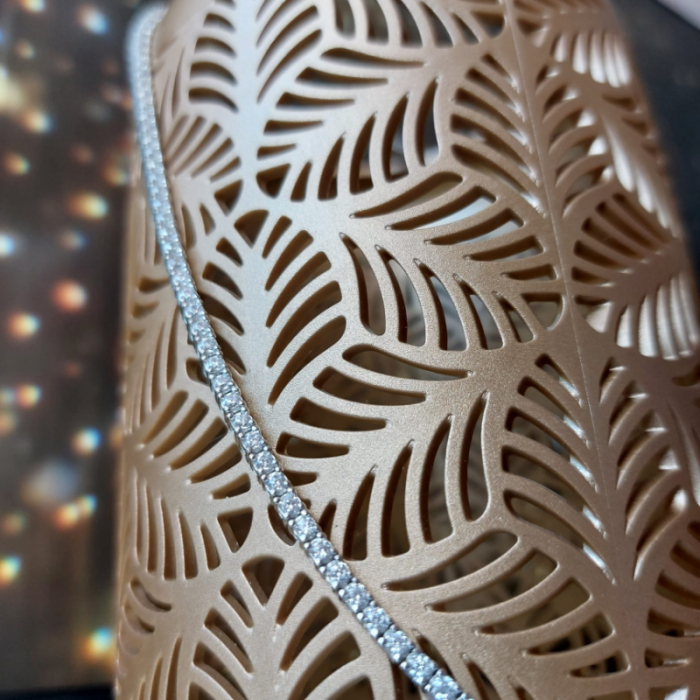 Colier Tennis Masiv Argint 925 & Zirconia - Thai Lux [2]