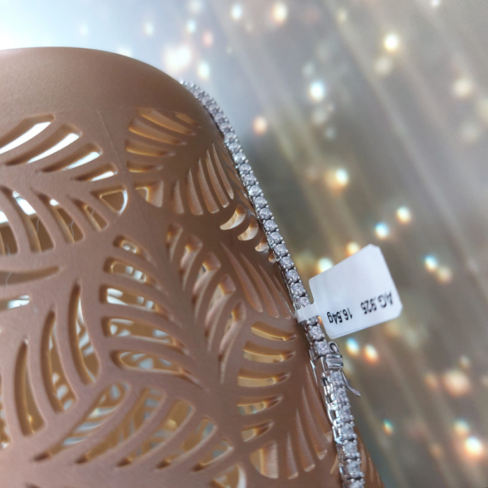 Colier Tennis Masiv Argint 925 & Zirconia - Thai Lux [4]