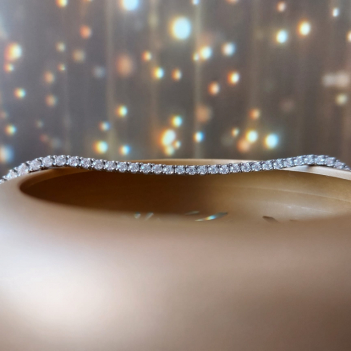 Colier Tennis Masiv Argint 925 & Zirconia - Thai Lux [3]