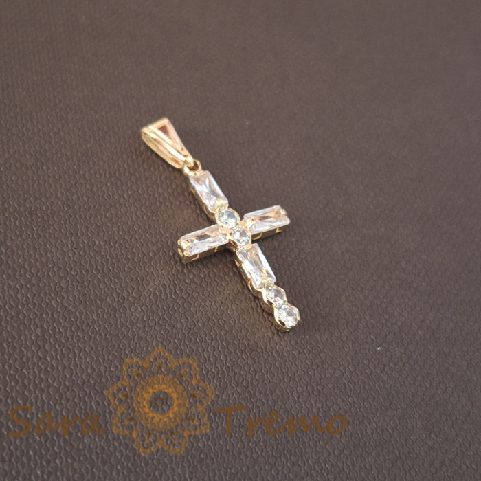 Cruce deosebită 2.5 cm, ediție limitată, cu cristale zirconia fațetate [2]
