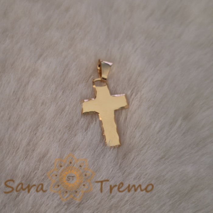 Cruciuliță simplă clasică 1.5 cm – simbol Brâul Maicii Domnului [2]