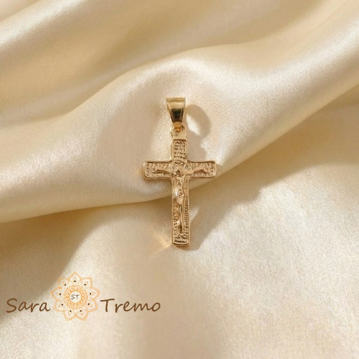 Cruce deosebita placata cu aur Athos - 2.5 cm [3]