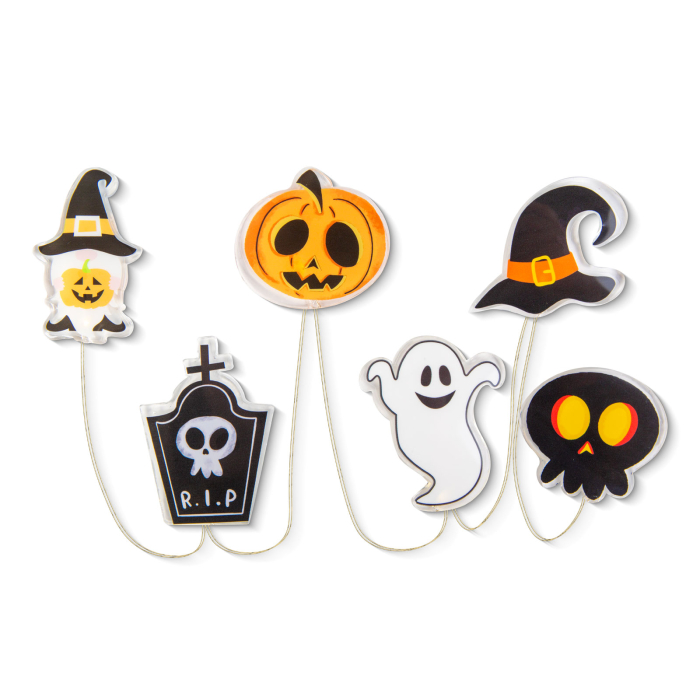 Decoratiune LED Halloween pentru fereastră - gel - forme multiple - 85 cm [2]