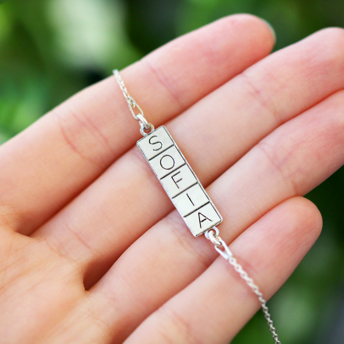 Bratara personalizata cu design piese de domino - argint 925 [2]