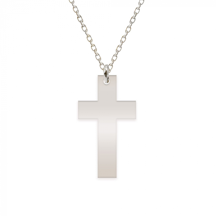 Faith - Colier argint 925 personalizat cu text - cruce [2]