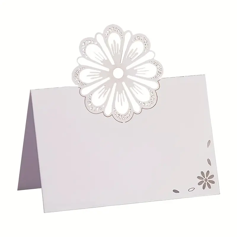Felicitare cu floare decupată – model elegant, diverse culori [7]