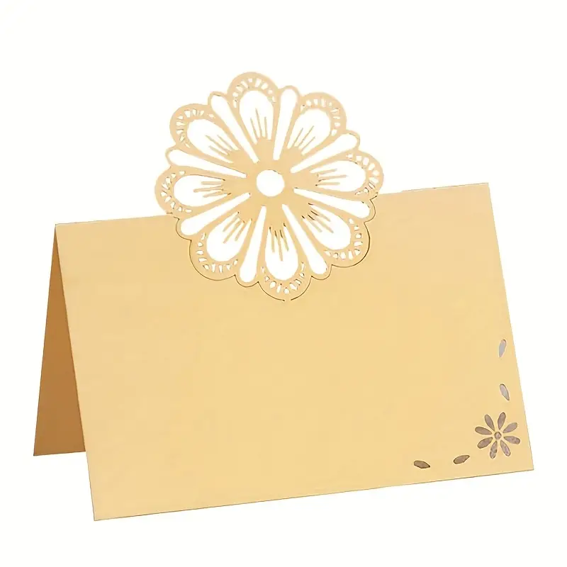 Felicitare cu floare decupată – model elegant, diverse culori [6]
