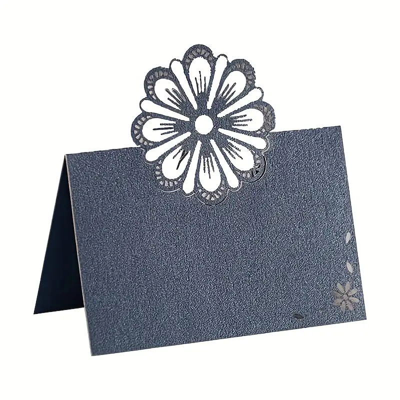 Felicitare cu floare decupată – model elegant, diverse culori [2]
